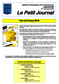 Le Petit Journal - 2ème trimestre 2019 Le Petit Journal - 2ème trimestre 2019