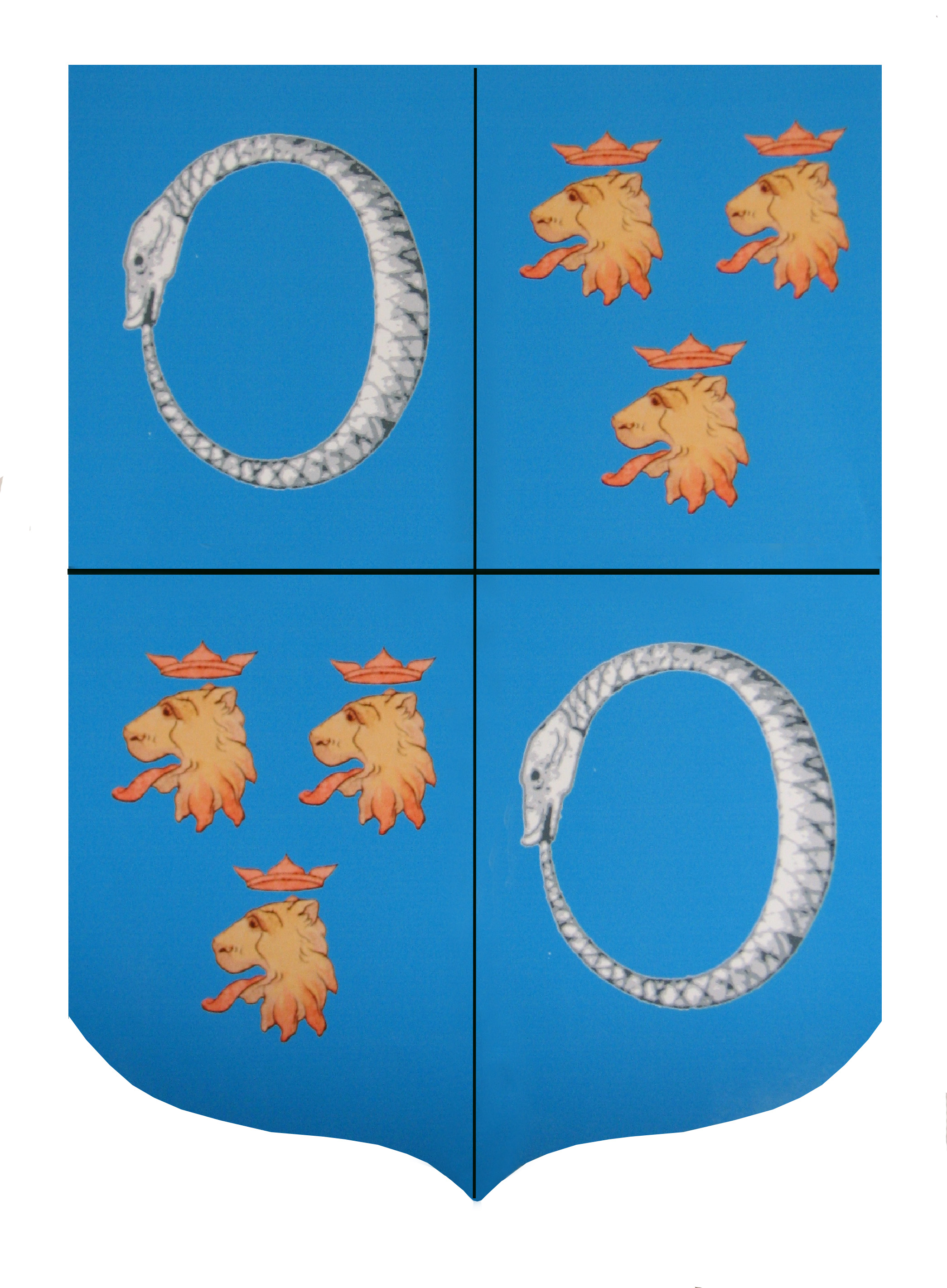 Blason de la commune de Jarjayes Blason de la commune de Jarjayes